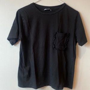 Zara Black T shirt